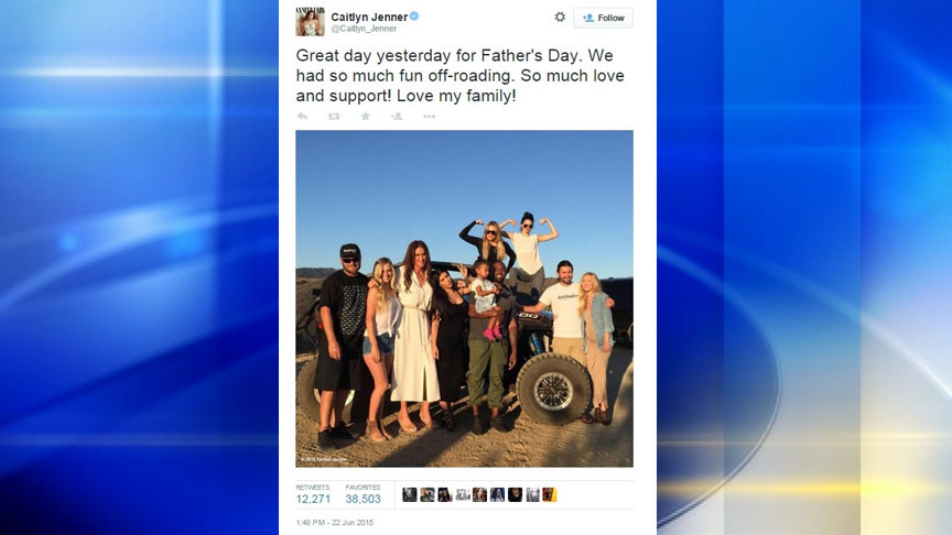 Caitlyn Jenner Father's Day tweet