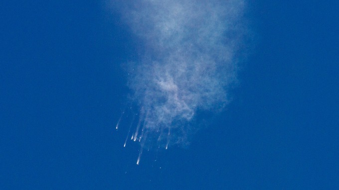 A SpaceX Falcon 9 rocket explodes seconds after lift offReuters