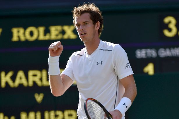 Action Images

Through Andy Murray of Britain celebrates after winning his match against Ivo Karlovic