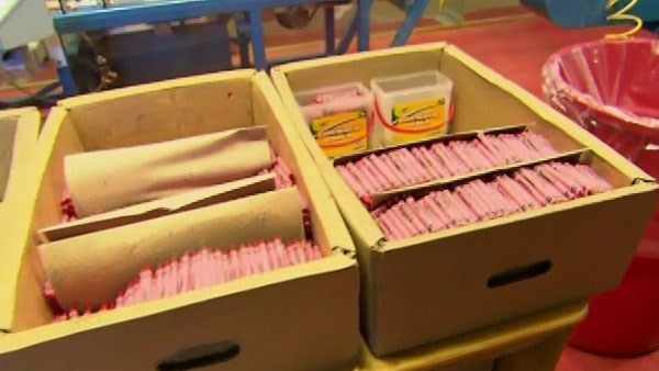 An advocacy group found asbestos in children's crayons and toy crime lab kits