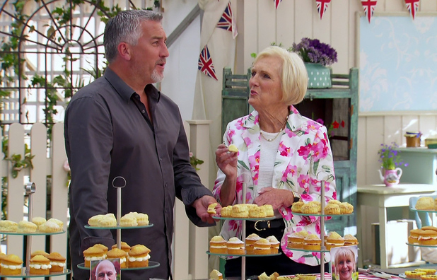 Mary Berry on the Great British Bake Off Shown on BBC One HD- 8 October 2014