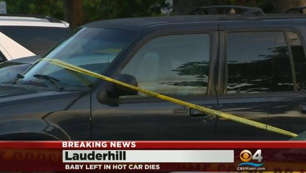 Baby dies after being left inside SUV by family who unloaded groceries - CBS