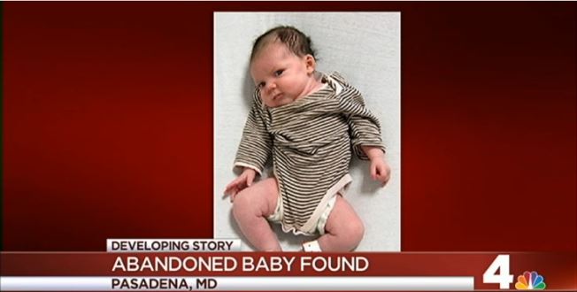 Baby girl found on the side of Maryland Road