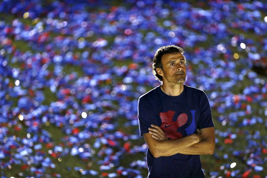 FC BARCELONA CELEBRATE THEIR UEFA CHAMPIONS LEAGUE TITLE