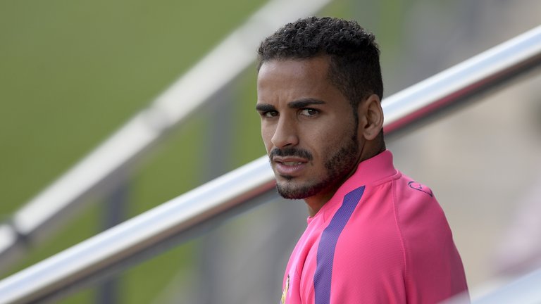 Barcelona's Brazilian defender Douglas Pereira dos Santos