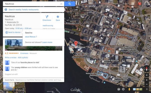 Google Maps Lets You Send Directions From Your Desktop To Your Phone