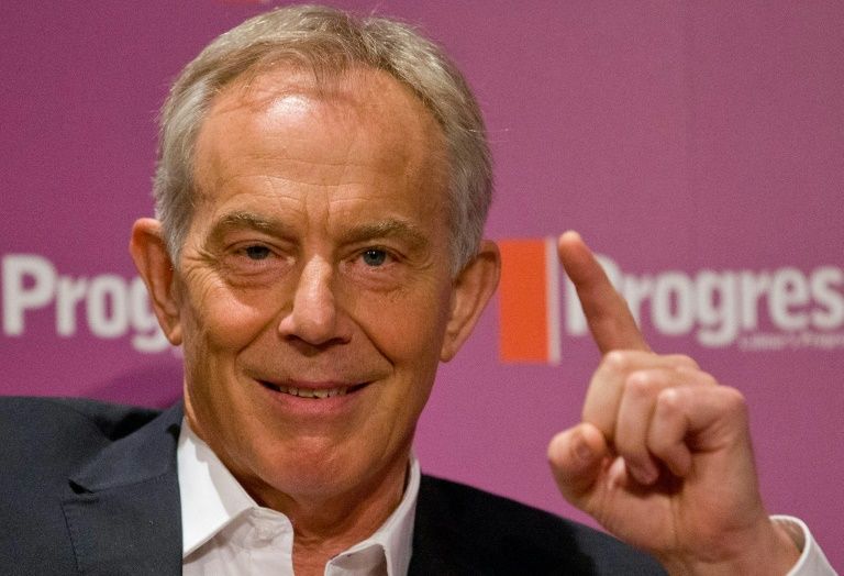 Blair warns UK's Labour not to lurch left in leadership race