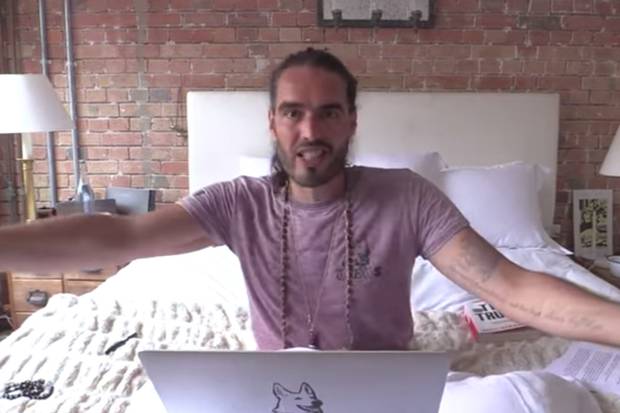 Blame game Russell Brand addresses his more than a million You Tube subscribers