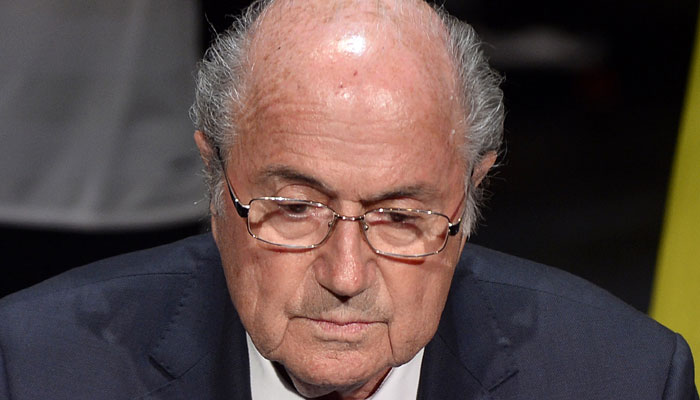 Vladimir Putin Sepp Blatter put troubles aside for 2018 World Cup