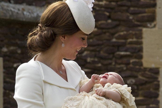 Britain's Princess Charlotte christened in intimate ceremony