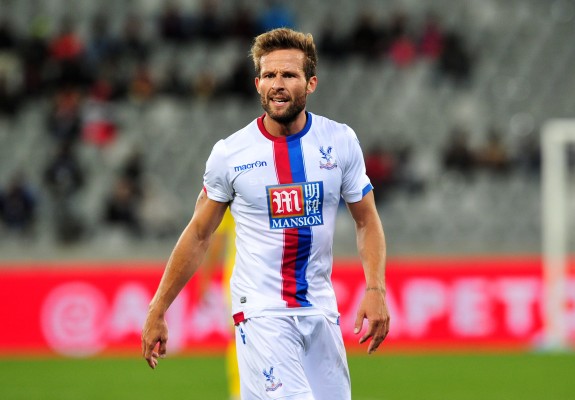 Yohan Cabaye of Crystal Palace during the 2015 Cape Town Cup game between Supersport United and Crystal Palace at Cape Town Stadium Cape Town on 24 July 2015