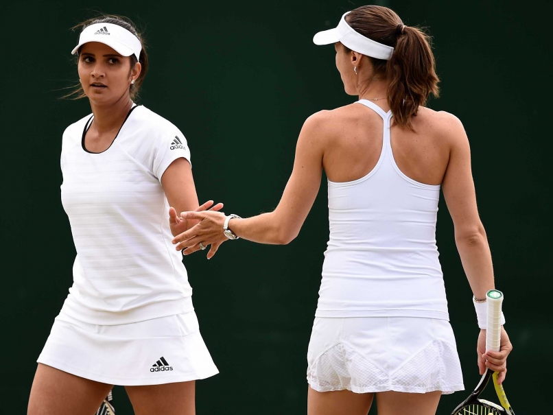 Sania Mirza Martina Hingis Wimbledon final doubles