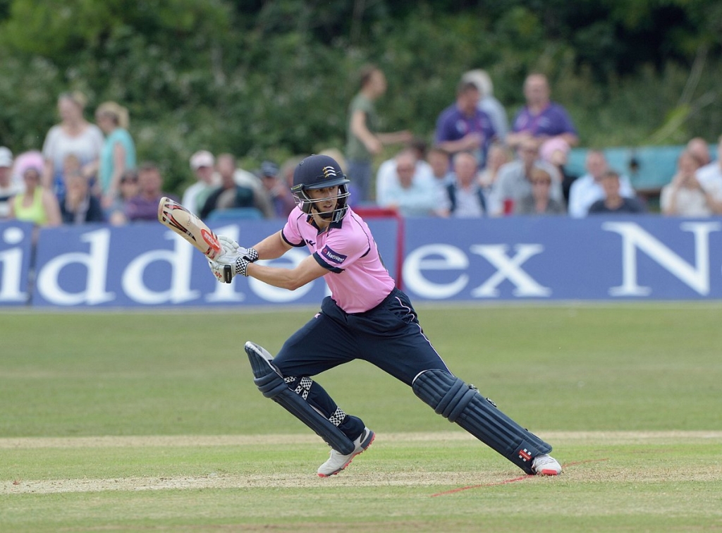 Cannot wait Middlesex batsman John Simpson is hoping for an England Ashes victory