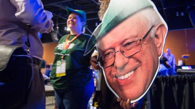 Bernie Sanders Robin Hood sign