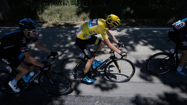 Chris Froome in 16th stage of the Tour de France