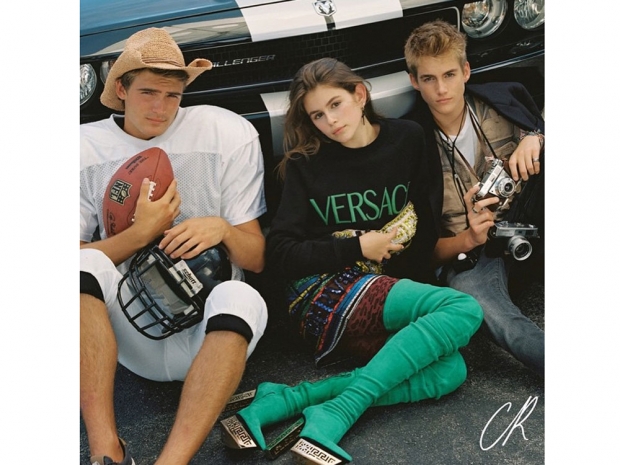 Cindy Crawford's children appear in CR Fashion Book