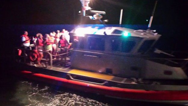 Coast Guard rescues passengers from ferry that ran aground off Woods Hole