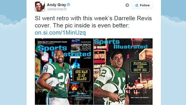 Darrelle Revis and Joe Namath