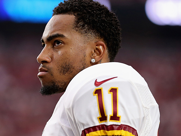 Wide receiver De Sean Jackson #11 of the Washington Redskins during the NFL game against the Arizona Cardinals at the University of Phoenix Stadium