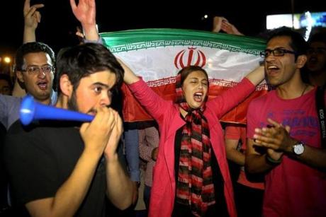 Iranians celebrated the landmark nuclear deal