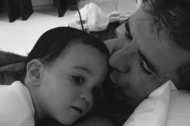 Father-son-time Simon Cowell and son Eric