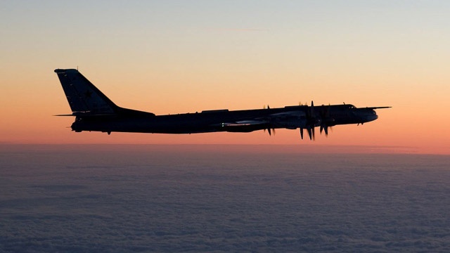 Russian Tupolev Tu-95 Bear bomber