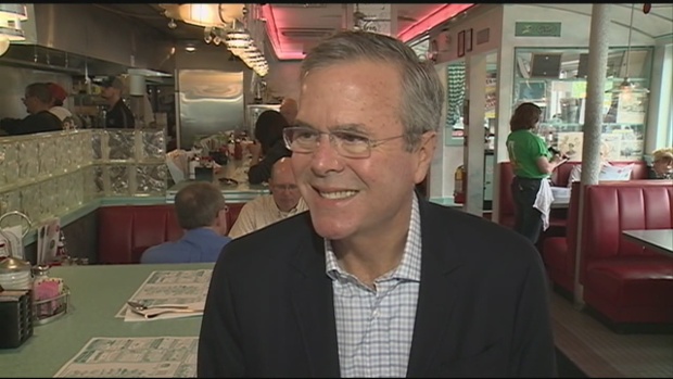 Former Florida Gov. Jeb Bush was one of several who took the opportunity the holiday offered to reach out to potential voters