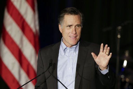 Former Republican presidential nominee Mitt Romney