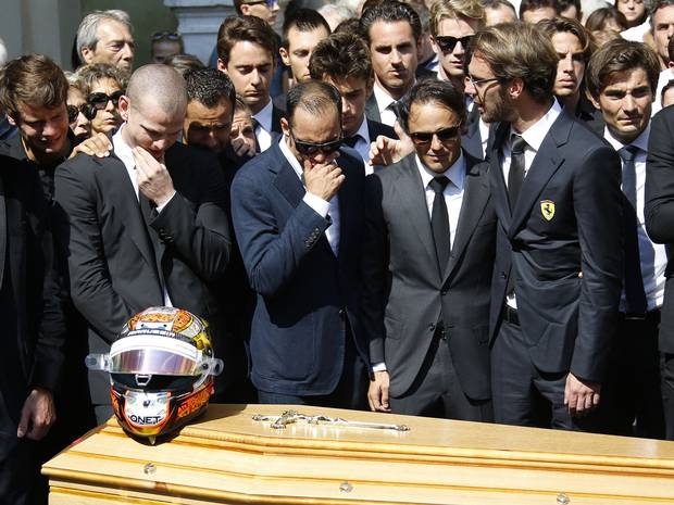 F1 fraternity bids farewell to'late Jules Bianchi | Business Standard News