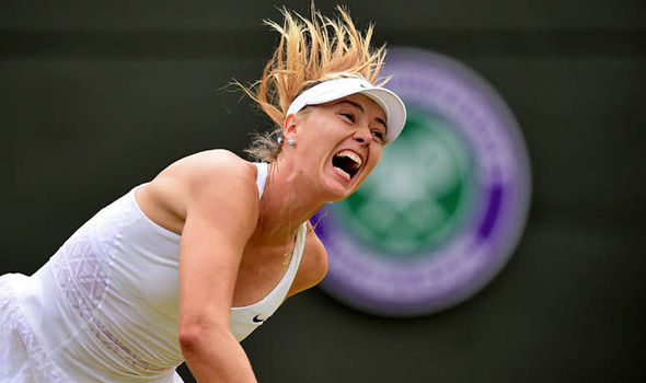 Maria Sharapova at Wimbledon