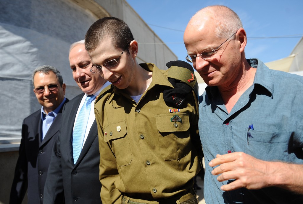 Gilad Shalit upon his release