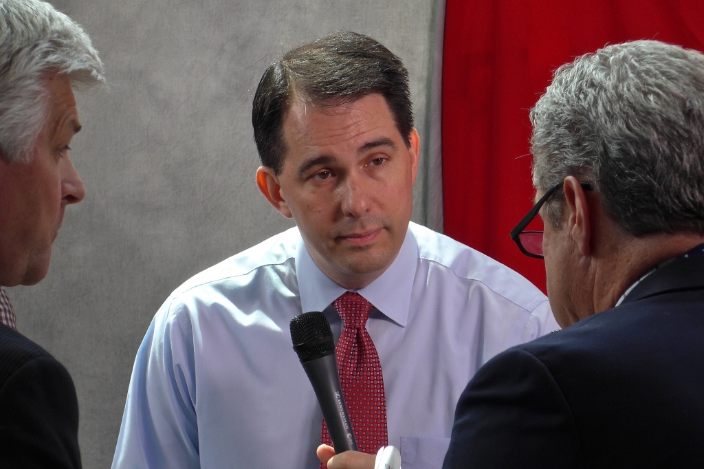 Governor Scott Walker at the Freedom Summit a forum for GOP Presidential hopefuls in Greenville SC