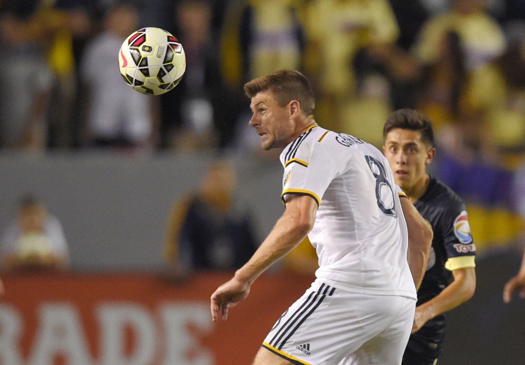 Steven Gerrard debuts for LA Galaxy in win over Club America