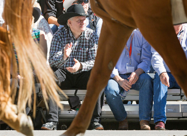 Stephen Harper at the stampede