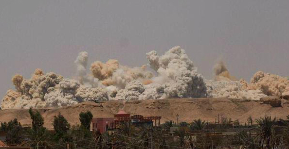 Militants of ISIS bomb Olympic Stadium in Ramadi