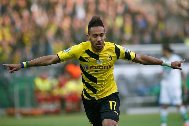 In demand Aubameyang is thought to be wanted by the Gunners and PSG