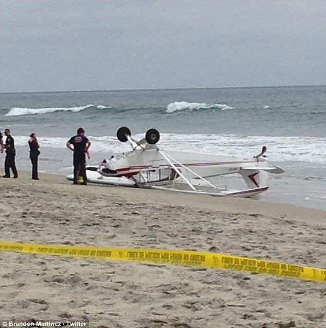 Incident The aircraft which had been towing a banner flipped over after landing