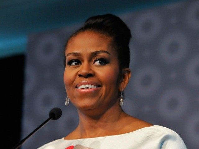 First Lady of the Unites States Michelle Obama speaks at the 2015 MORE Impact Awards Luncheon at The Newseum