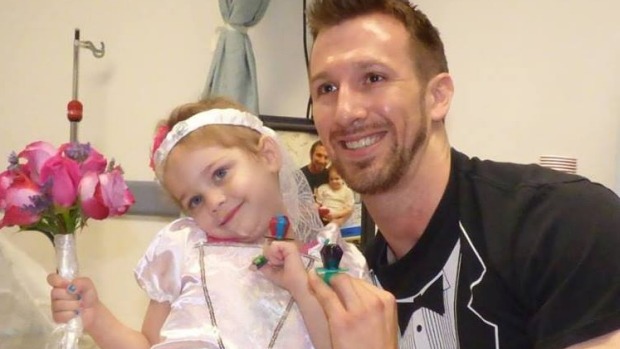 Little Abby who is currently battling cancer just wanted to marry her favourite nurse- and he was more than happy to oblige in a super-sweet ceremony