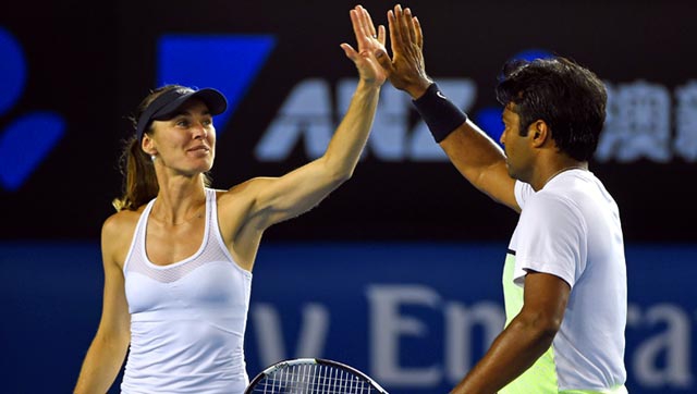 Wimbledon 2015 Sania Bopanna challenge ends Paes Hingis advance