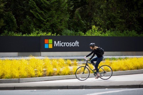 Microsoft Corp. Headquarters As Company Eliminates As Many As 18,000 Jobs