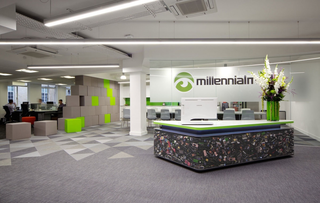 Millennial's London office