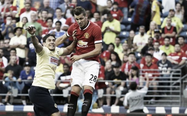 Club America 0-1 Manchester United Morgan Schneiderlin scores early debut goal