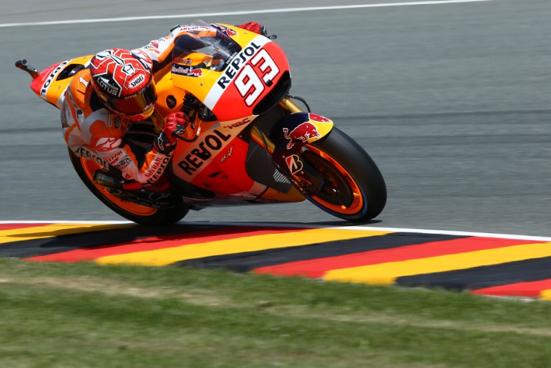 Marquez holds off Yamahas in FP3