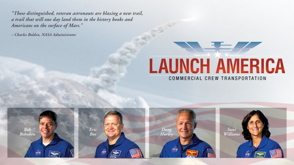 NASA picks 4 astronauts to fly 1st commercial spaceflights