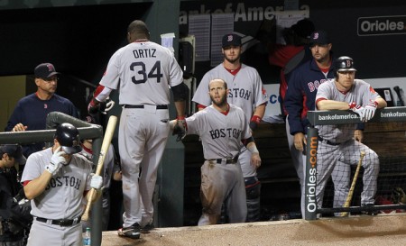 Ortiz at 1st in Fenway for 1st time since 2005           					David Ortiz