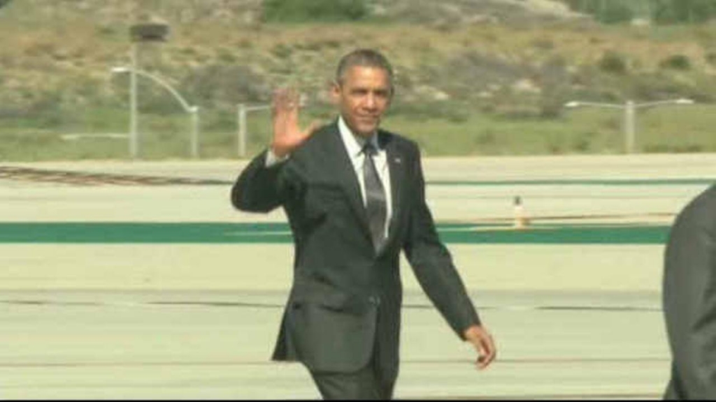 President Obama visits New York City for DNC fundraiser and Broadway matinee