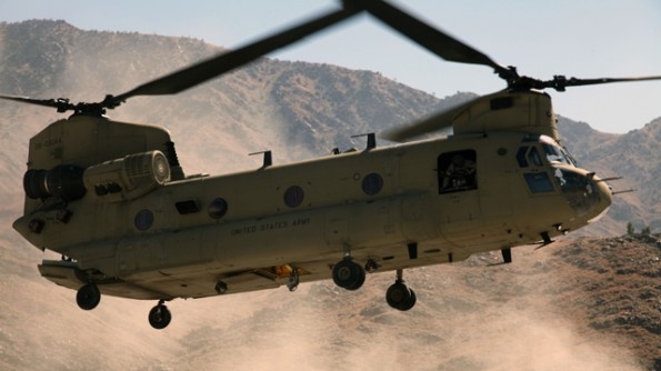 Chinook Helicopter In Afghanistan