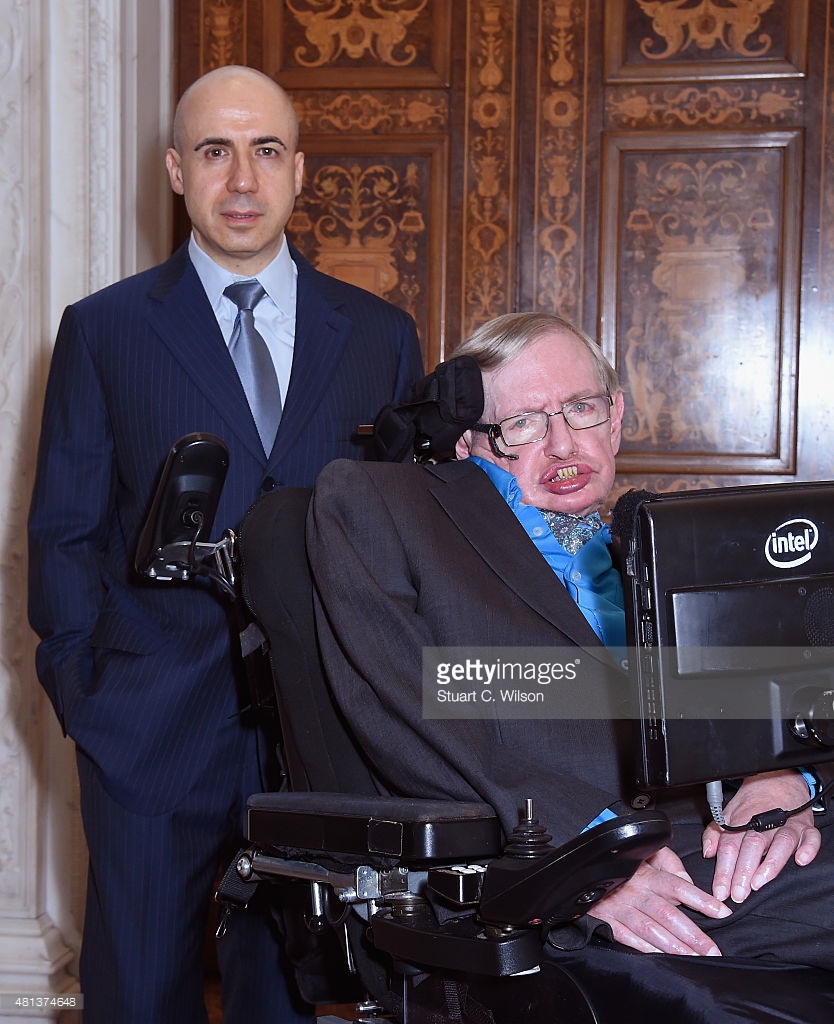 Yuri Milner and Stephen Hawking