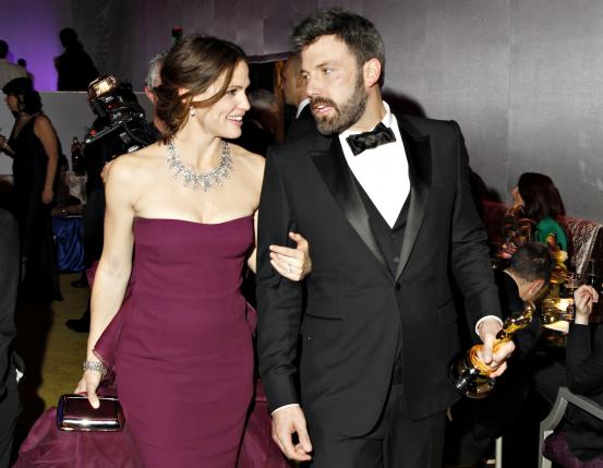 Jennifer Garner and Ben Affleck in a 2013 file